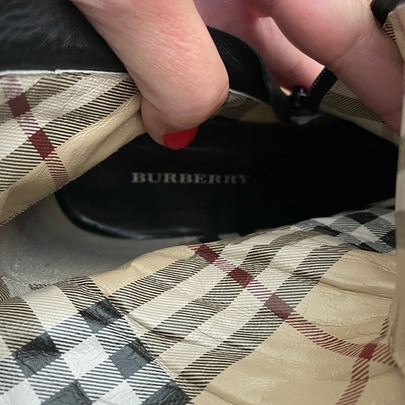 Burberry Vintage Black Bootie Pointed Toe Pup Heel Size EU 40 US 8 - Picture 8 of 13